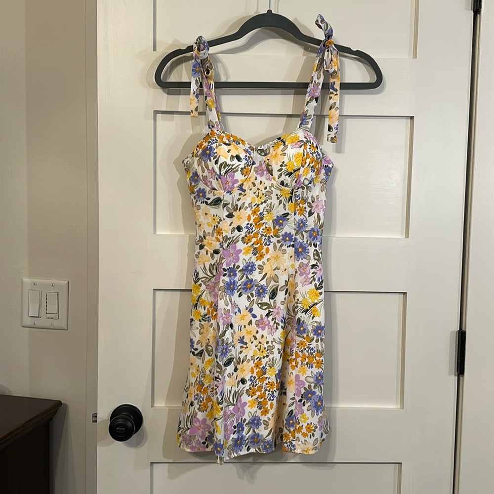 Floral mini dress